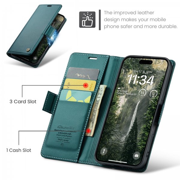 CaseMe iPhone 17 -suojakuori 023 Series Vihreä