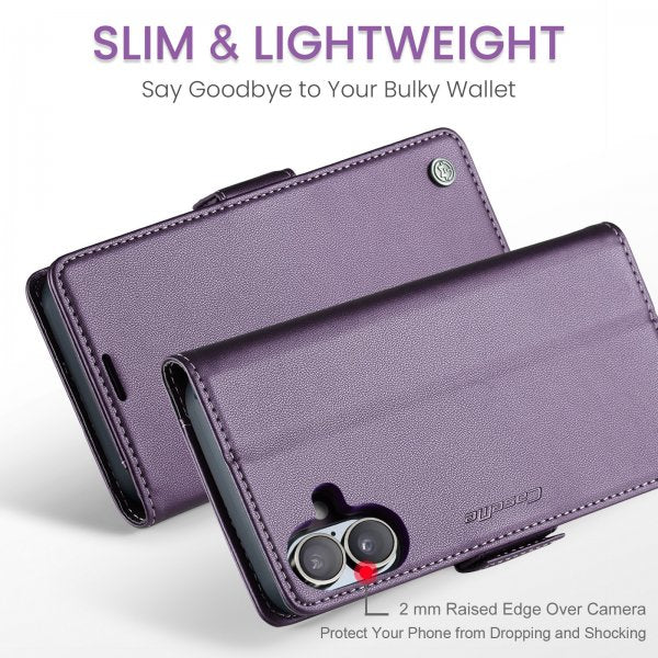 CaseMe iPhone 17 -suojakuori 023-sarja violetti