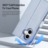 Dux Ducis iPhone 17 -suojakuori 2-in-1 Lawa Series MagSafe sininen