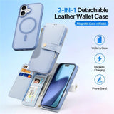 Dux Ducis iPhone 17 -suojakuori 2-in-1 Lawa Series MagSafe sininen