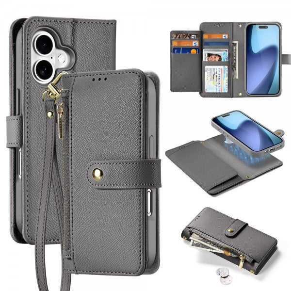 Dux Ducis iPhone 17 -suojakuori 2-in-1 Lawa Series MagSafe harmaa
