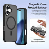 Dux Ducis iPhone 17 -kotelo 2-in-1 Lawa Series MagSafe, musta