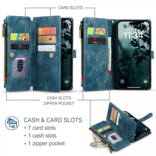 CaseMe iPhone 17 -kotelo C30-sarja, sininen