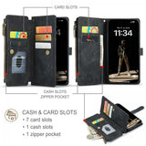 CaseMe iPhone 17 -kotelo, C30-sarja, musta