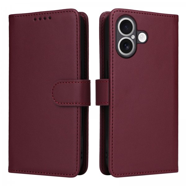 Betopnice iPhone 17 -kotelo irrotettavalla kuorella 005 Punainen