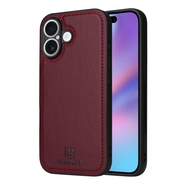 Betopnice iPhone 17 -kotelo irrotettavalla kuorella 005 Punainen