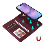 Betopnice iPhone 17 -kotelo irrotettavalla kuorella 005 Punainen
