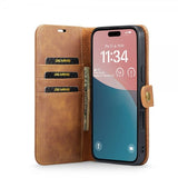 Dg.Ming iPhone 17 -kotelo irrotettavalla kuorella, ruskea