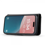 Dg.Ming iPhone 17 -kotelo irrotettavalla kuorella, musta