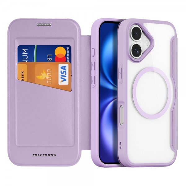 Dux Ducis iPhone 17 -suojakuori Skin X Pro Series MagSafe, violetti