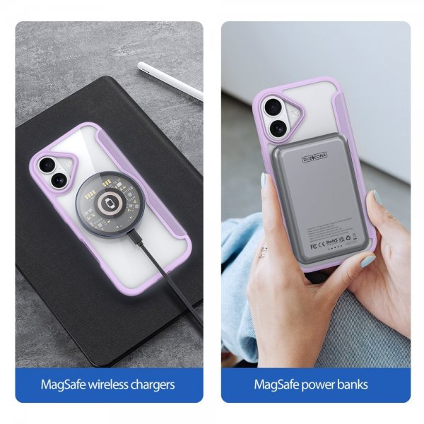 Dux Ducis iPhone 17 -suojakuori Skin X Pro Series MagSafe, violetti