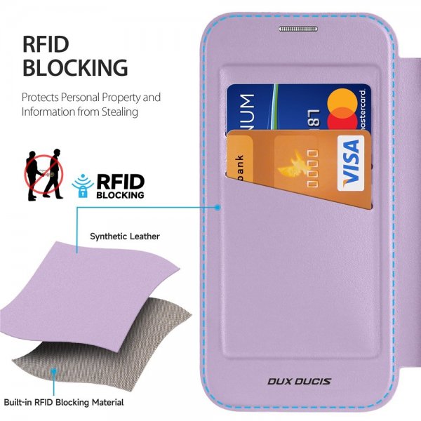 Dux Ducis iPhone 17 -suojakuori Skin X Pro Series MagSafe, violetti
