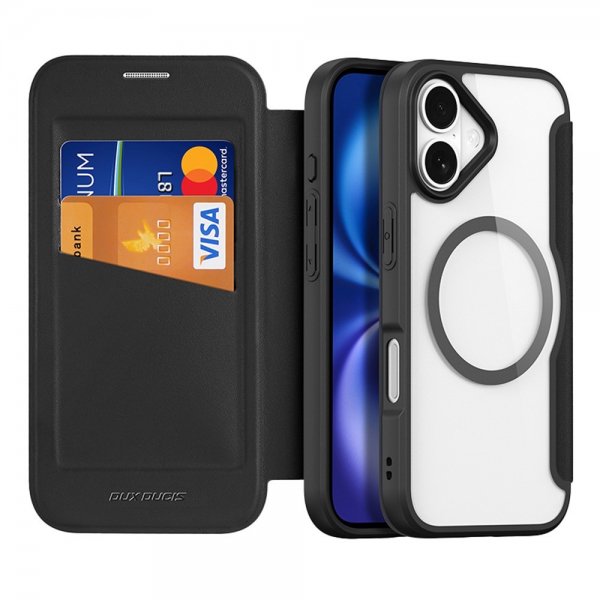 Dux Ducis iPhone 17 -kotelo Skin X Pro Series MagSafe, musta