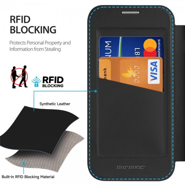 Dux Ducis iPhone 17 -kotelo Skin X Pro Series MagSafe, musta