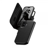 CARE by PanzerGlass iPhone 17 -suojakotelo Tango Two-in-One Wallet MagSafe, musta