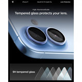 Spigen iPhone 17 Kameransuojaus GLAS.tR EZ Fit Optik Pro 2-pakkaus Sininen