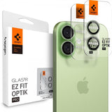Spigen iPhone 17 Kameran suojaus GLAS.tR EZ Fit Optik Pro 2-pakkaus Vihreä
