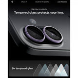 Spigen iPhone 17 Kameran suojaus GLAS.tR EZ Fit Optic Pro 2-pakkaus Violetti