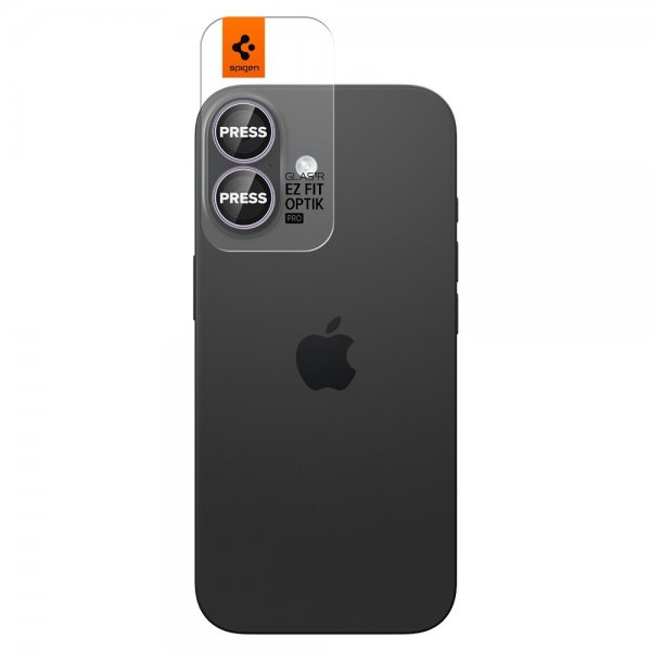 Spigen iPhone 17 Kameran suojaus GLAS.tR EZ Fit Optic Pro 2-pakkaus Violetti