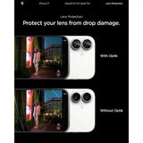 Spigen iPhone 17 -kameran suojalasi GLAS.tR EZ Fit Optik Pro, 2 kpl, hopea