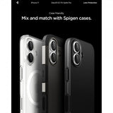 Spigen iPhone 17 -kameran suojalasi GLAS.tR EZ Fit Optik Pro, 2 kpl, hopea