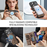 CaseMe iPhone 17 Pro Kotelo 008 Series Irrotettava Kuori Ruskea