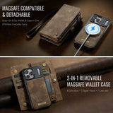 CaseMe iPhone 17 Pro Kotelo 008 Series Irrotettava Kuori Ruskea