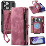 CaseMe iPhone 17 Pro -suojakuori 008 Series, irrotettava suojakuori, punainen