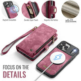 CaseMe iPhone 17 Pro -suojakuori 008 Series, irrotettava suojakuori, punainen