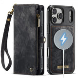 CaseMe iPhone 17 Pro -kotelo 008 Series Irrotettava Kuori Musta