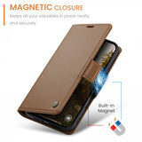 CaseMe iPhone 17 Pro -kotelo, 023 Series, ruskea