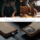 CaseMe iPhone 17 Pro -kotelo, 023 Series, ruskea