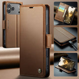 CaseMe iPhone 17 Pro -kotelo, 023 Series, ruskea