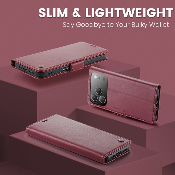 CaseMe iPhone 17 Pro -suojakuori 023 Series Punainen