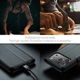 CaseMe iPhone 17 Pro -kotelo 023 Series Musta