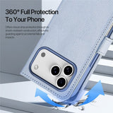Dux Ducis iPhone 17 Pro Kotelo 2-in-1 Lawa Series MagSafe Sininen