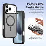 Dux Ducis iPhone 17 Pro -kotelo 2-in-1 Lawa Series MagSafe musta