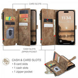 CaseMe iPhone 17 Pro -kotelo C30-sarja Ruskea