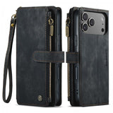 CaseMe iPhone 17 Pro -suojakuori, C30 Series, musta