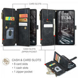 CaseMe iPhone 17 Pro -suojakuori, C30 Series, musta