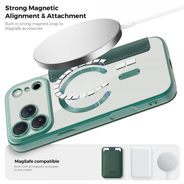 iPhone 17 Pro -kuori, MagSafe, vihreä