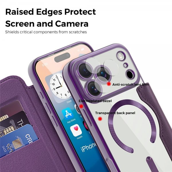 iPhone 17 Pro -kotelo MagSafe, violetti