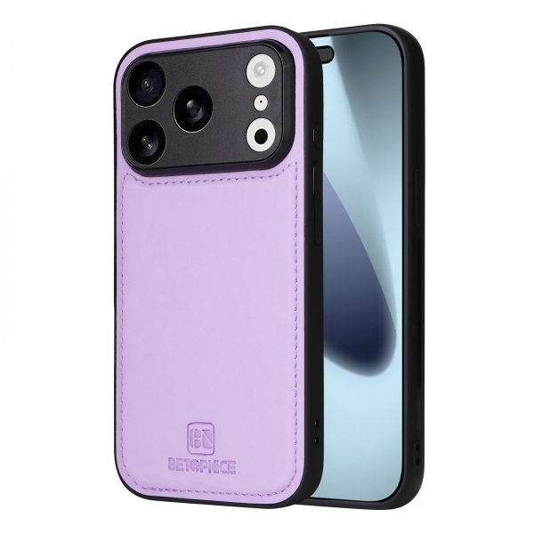 Betopnice iPhone 17 Pro -suojakuori irrotettavalla kuorella 005 Lila