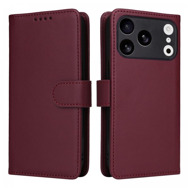 Betopnice iPhone 17 Pro Kotelo irrotettavalla kuorella 005 Punainen