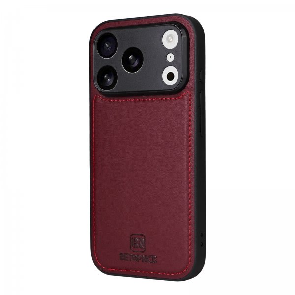 Betopnice iPhone 17 Pro Kotelo irrotettavalla kuorella 005 Punainen