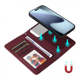 Betopnice iPhone 17 Pro Kotelo irrotettavalla kuorella 005 Punainen