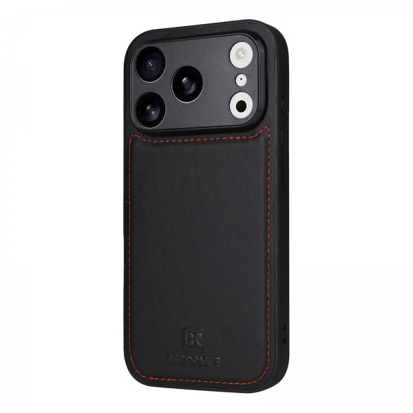 Betopnice iPhone 17 Pro -kotelo irrotettavalla kuorella 005 Musta