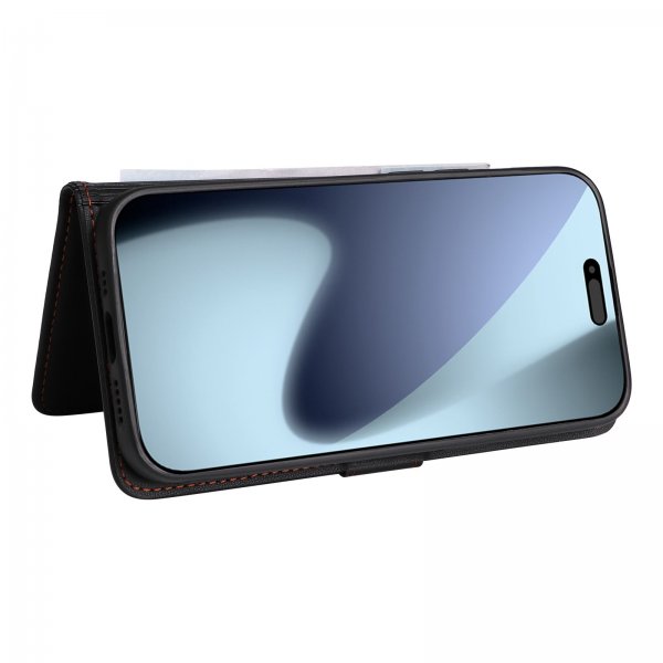 Betopnice iPhone 17 Pro -kotelo irrotettavalla kuorella 005 Musta