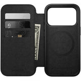 Nomad iPhone 17 Pro Modern Leather Folio -suojakotelo, English Tan