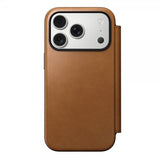 Nomad iPhone 17 Pro Modern Leather Folio -suojakotelo, English Tan